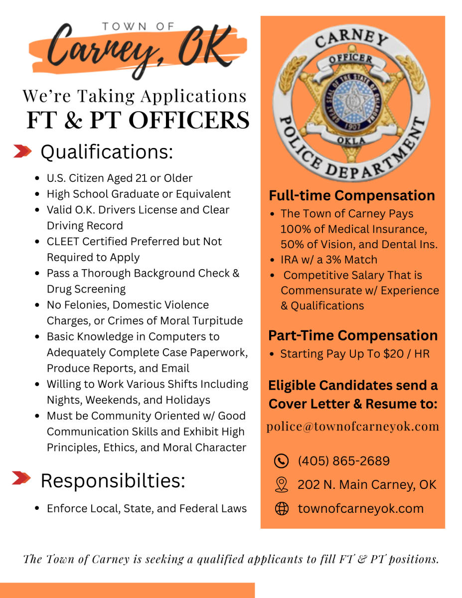 FT & PT Officers Needed